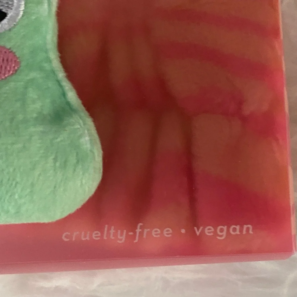 The Crème Shop Green 3D Teddy Frog Plushie Spa Headband NEW